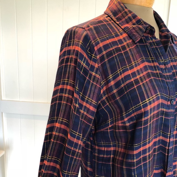 Lucky Brand plaid button down - Picture 1 of 4